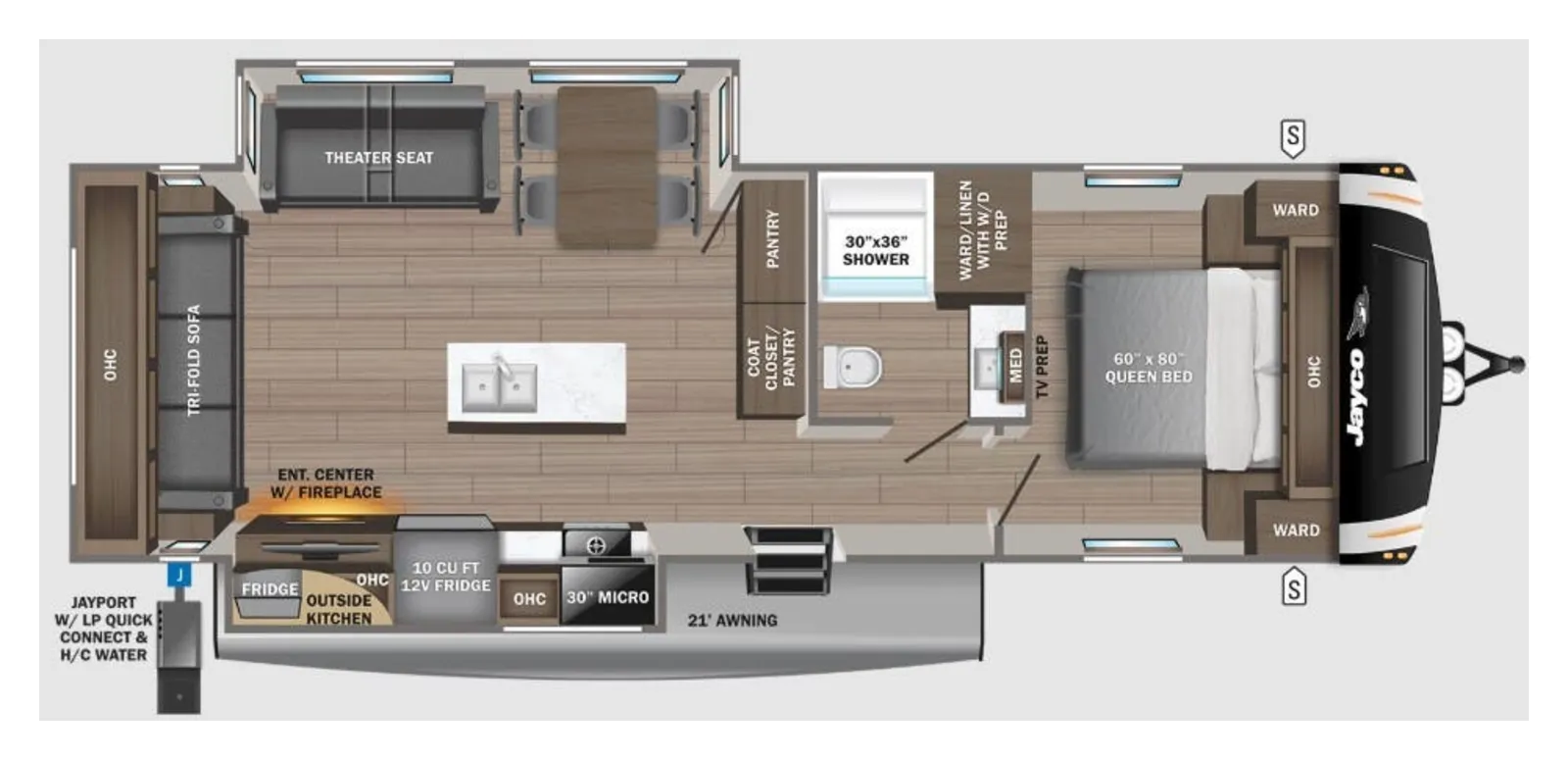 2023 Jayco EAGLE 280RSOK floorplan