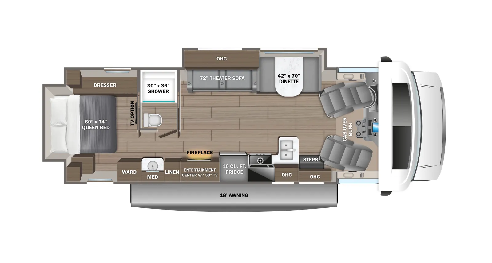 2025 Jayco Greyhawk 30Z floorplan