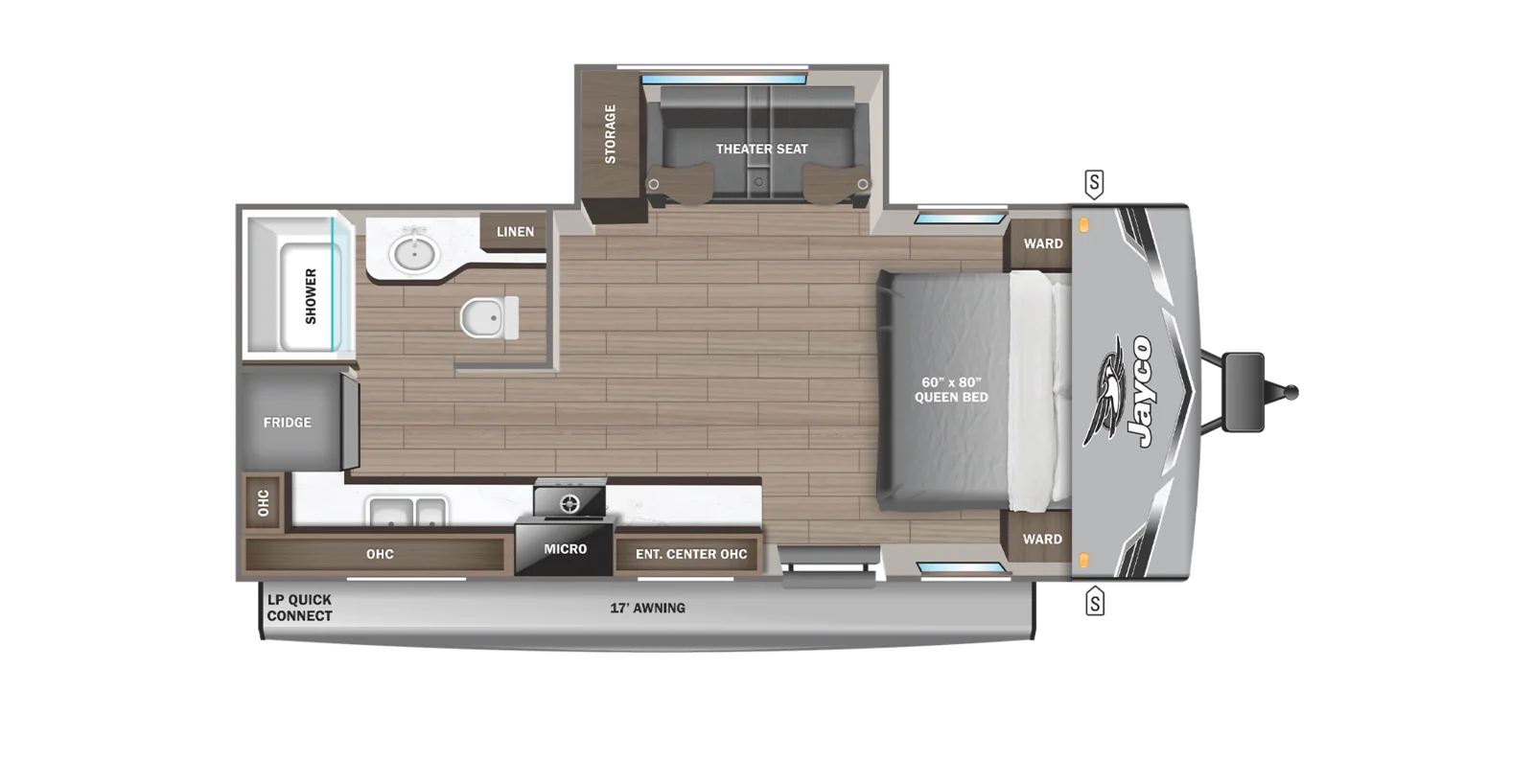 2025 Jayco Jay Flight Slx 200MKS floorplan