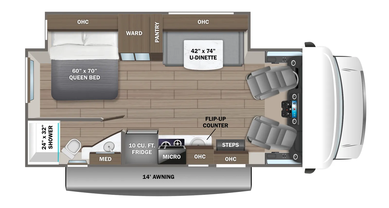 2025 Jayco Melbourne 24L floorplan