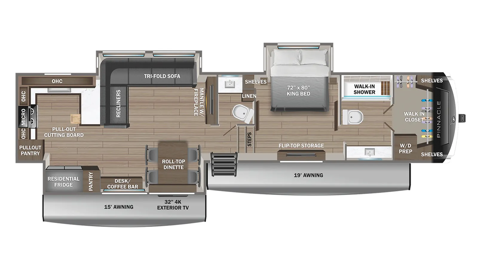 2025 Jayco Pinnacle 38FBRK floorplan