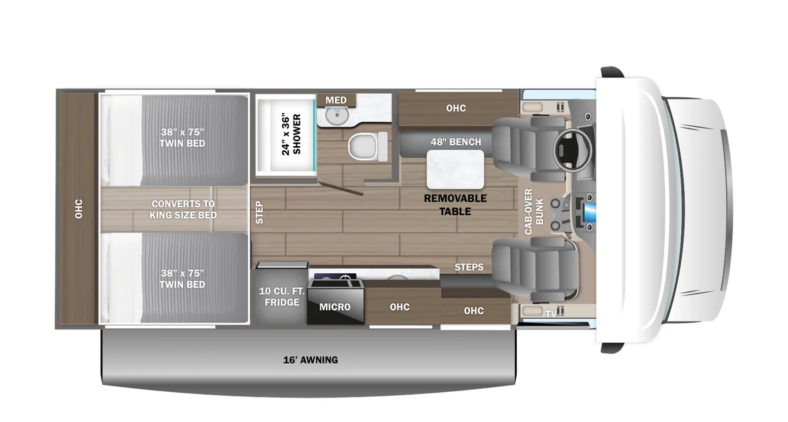2025 Jayco Redhawk SE 22TF floorplan