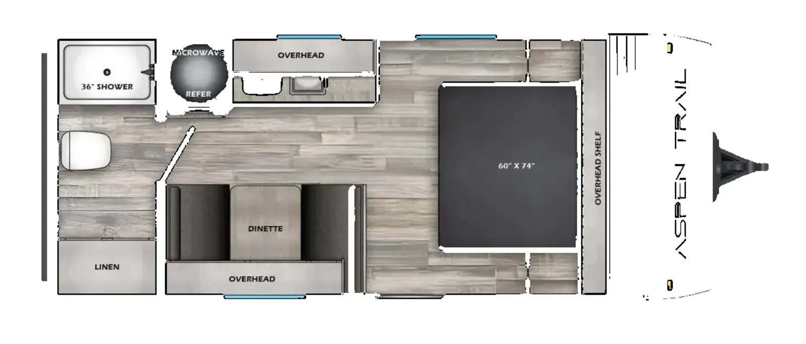 2026 Dutchmen Aspen Trail 17RB floorplan