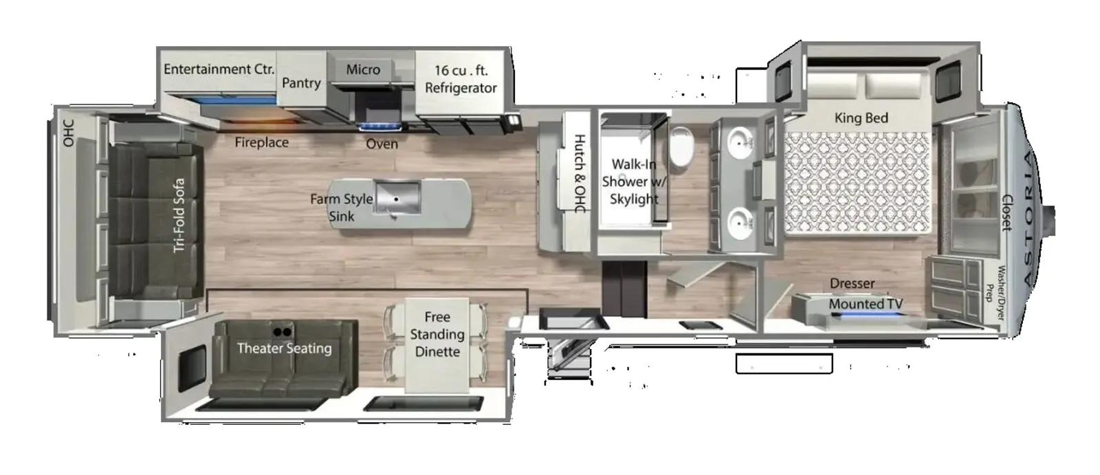 2026 DUTCHMEN ASTORIA 3173RLP floorplan