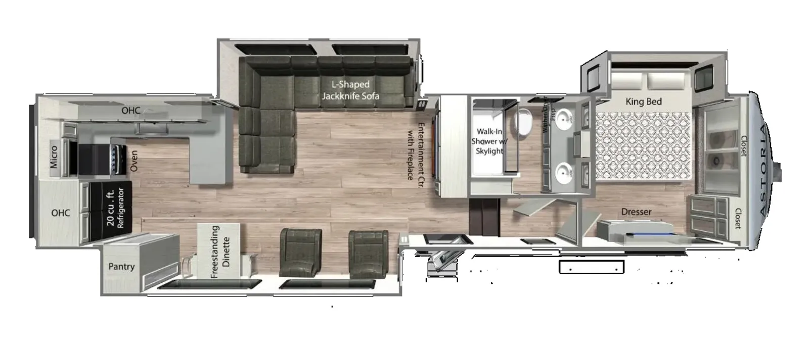 2026 Dutchmen Astoria 3403RKP floorplan