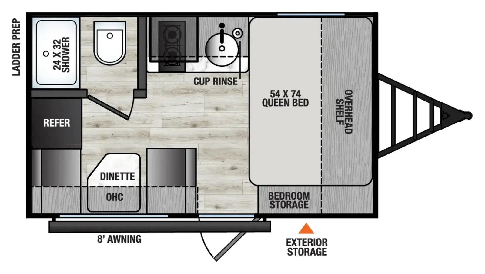 2026 Forest River Viking 3K Series  12RD floorplan