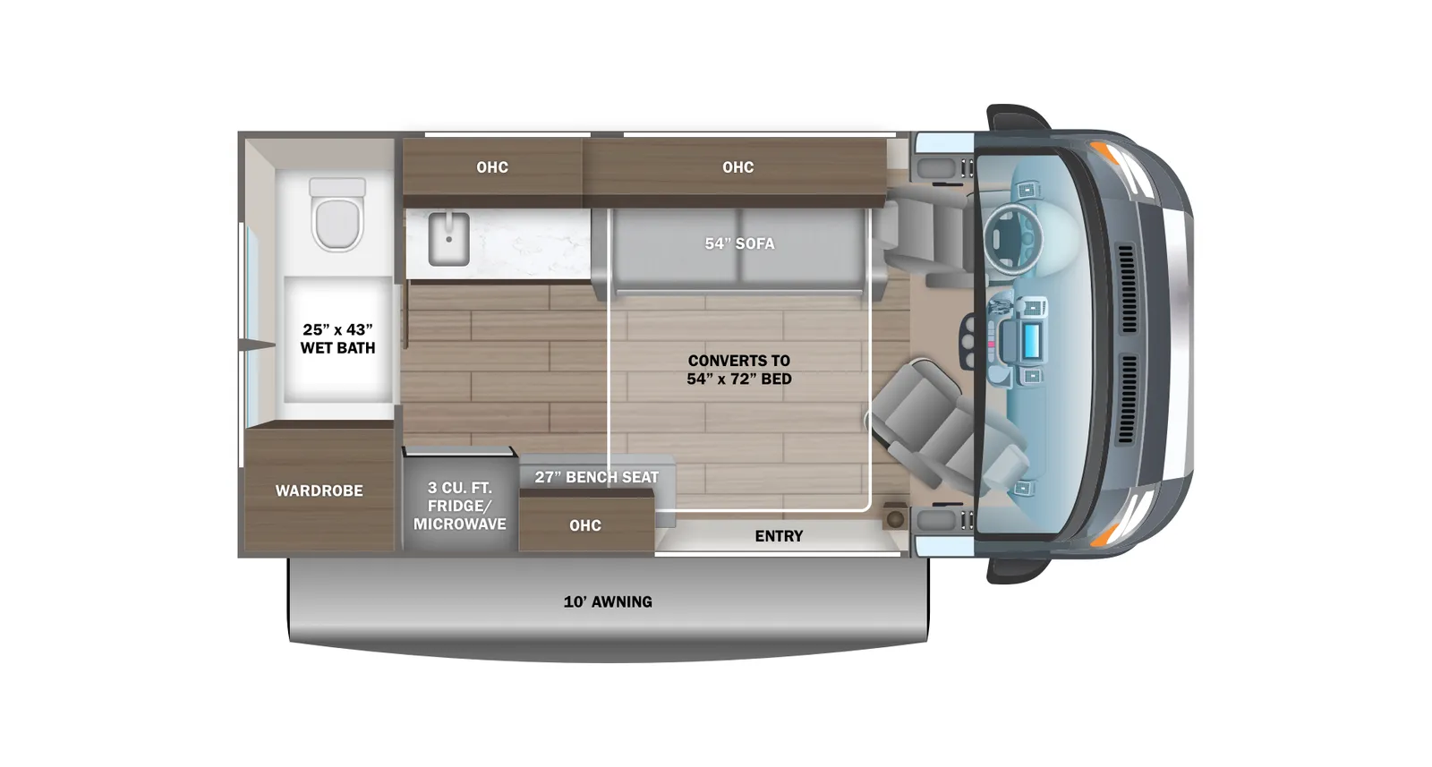 2026 Jayco Comet 18C floorplan