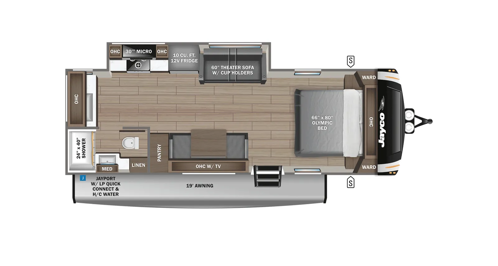 2026 Jayco Eagle HT 230MLCS floorplan