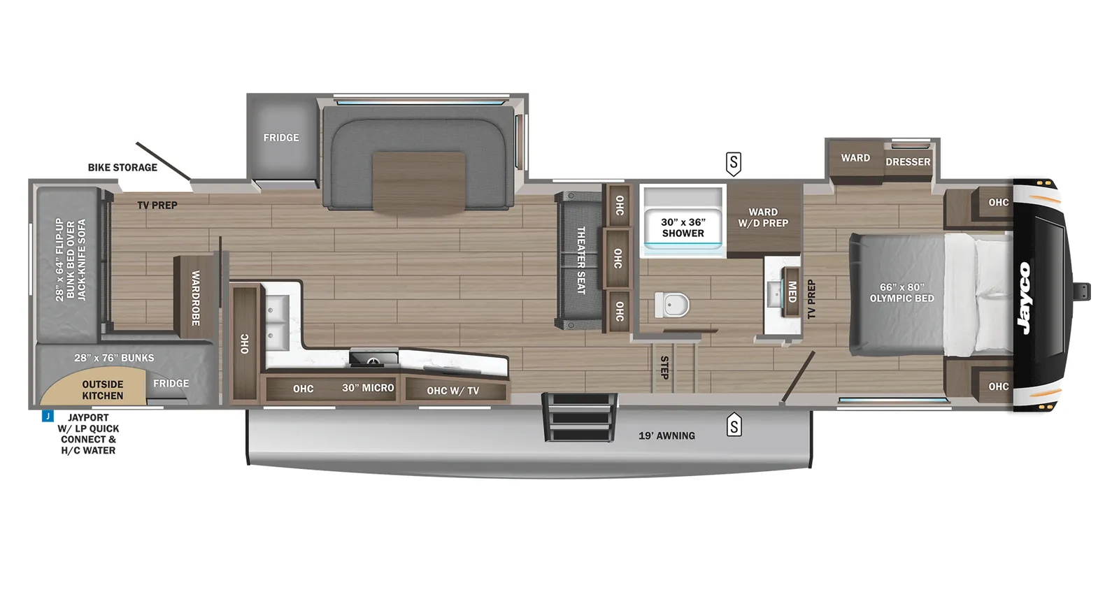 2026 Jayco Eagle HT 31QCD floorplan