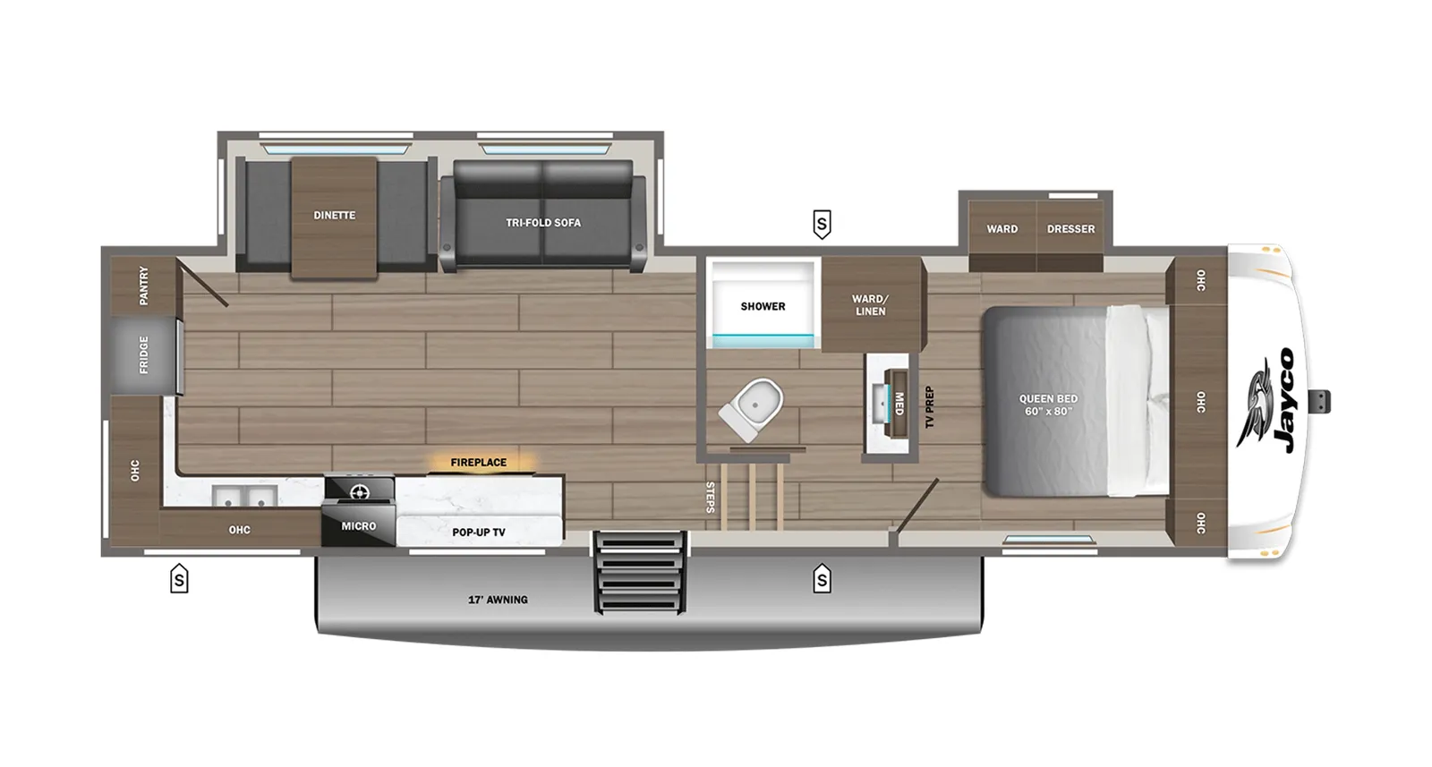 2026 Jayco Eagle SLE 28RKS floorplan