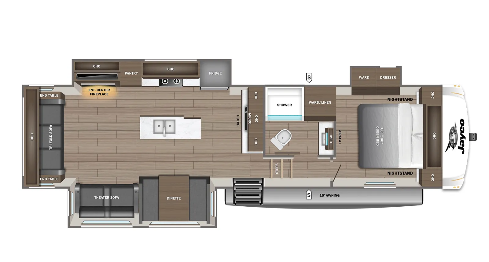 2026 Jayco EAGLE SLE 30RLT floorplan