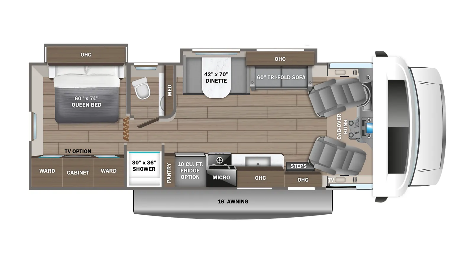2026 Jayco Greyhawk 29MV floorplan