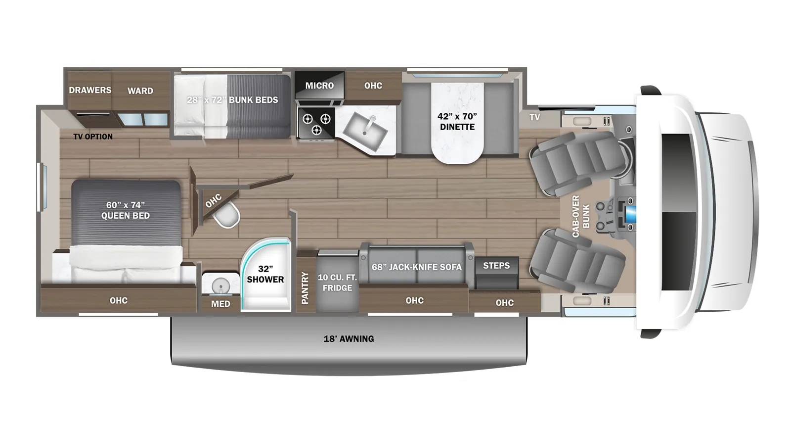 2026 Jayco Greyhawk 31F floorplan