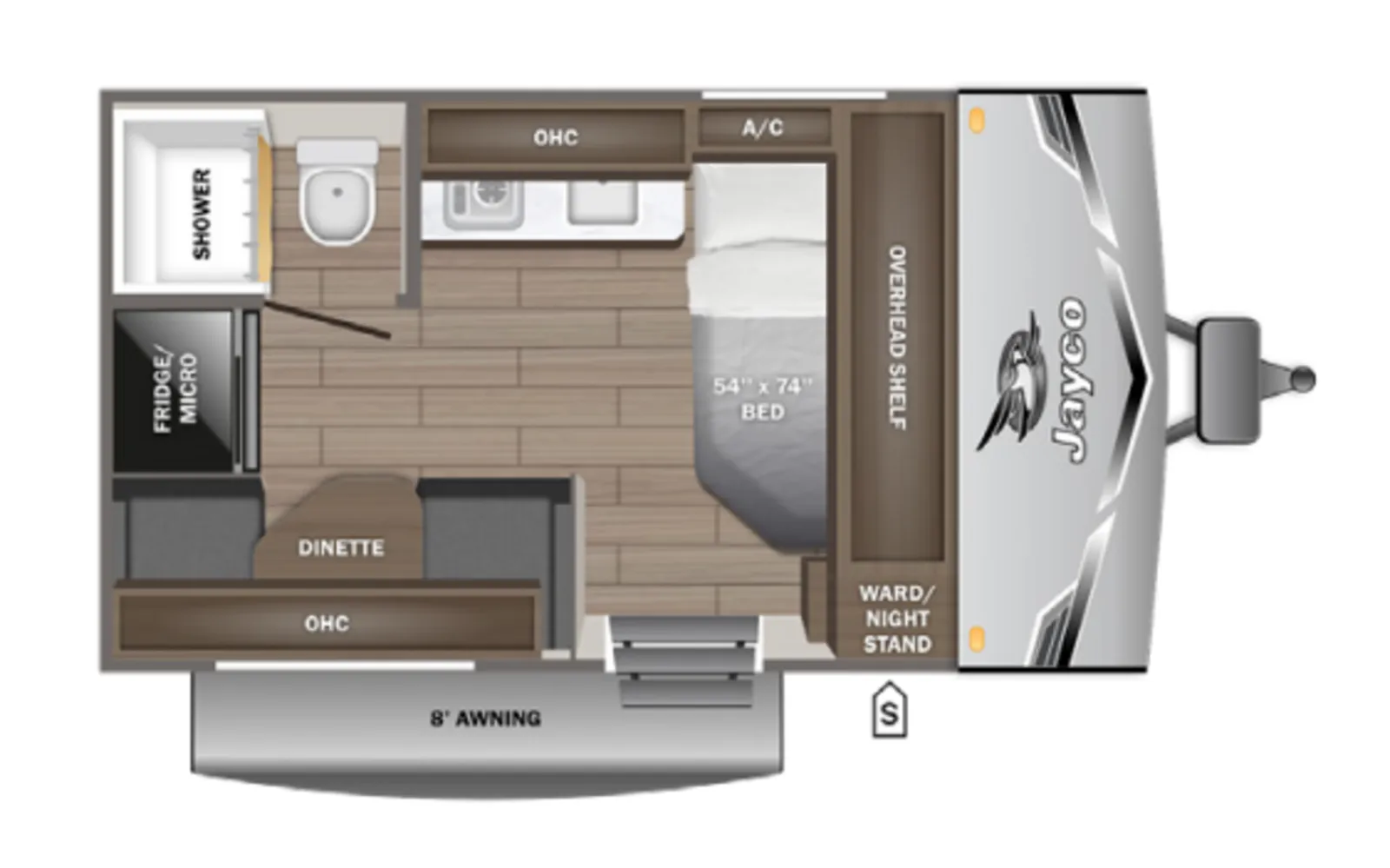 2027 Jayco Jay-Flight SLX Sport 130RDW floorplan
