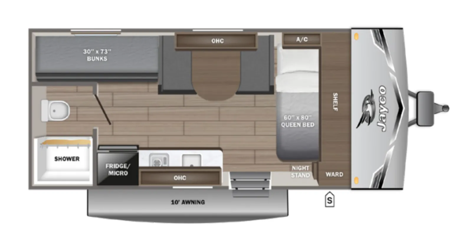2026 JAYCO JAY FLIGHT SLX 170BH SE floorplan