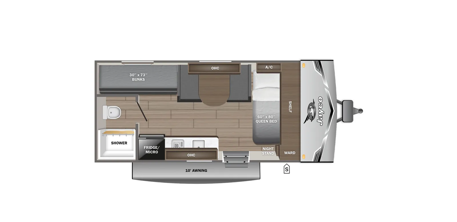 2026 Jayco Jay-Flight SLX Sport 170BHW floorplan