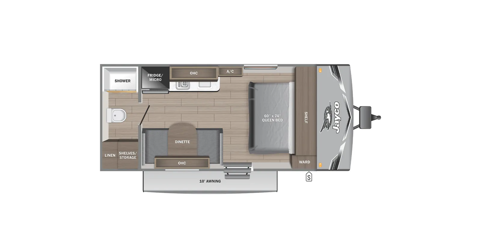 2026 Jayco Jay-Flight SLX Sport 170FQW floorplan