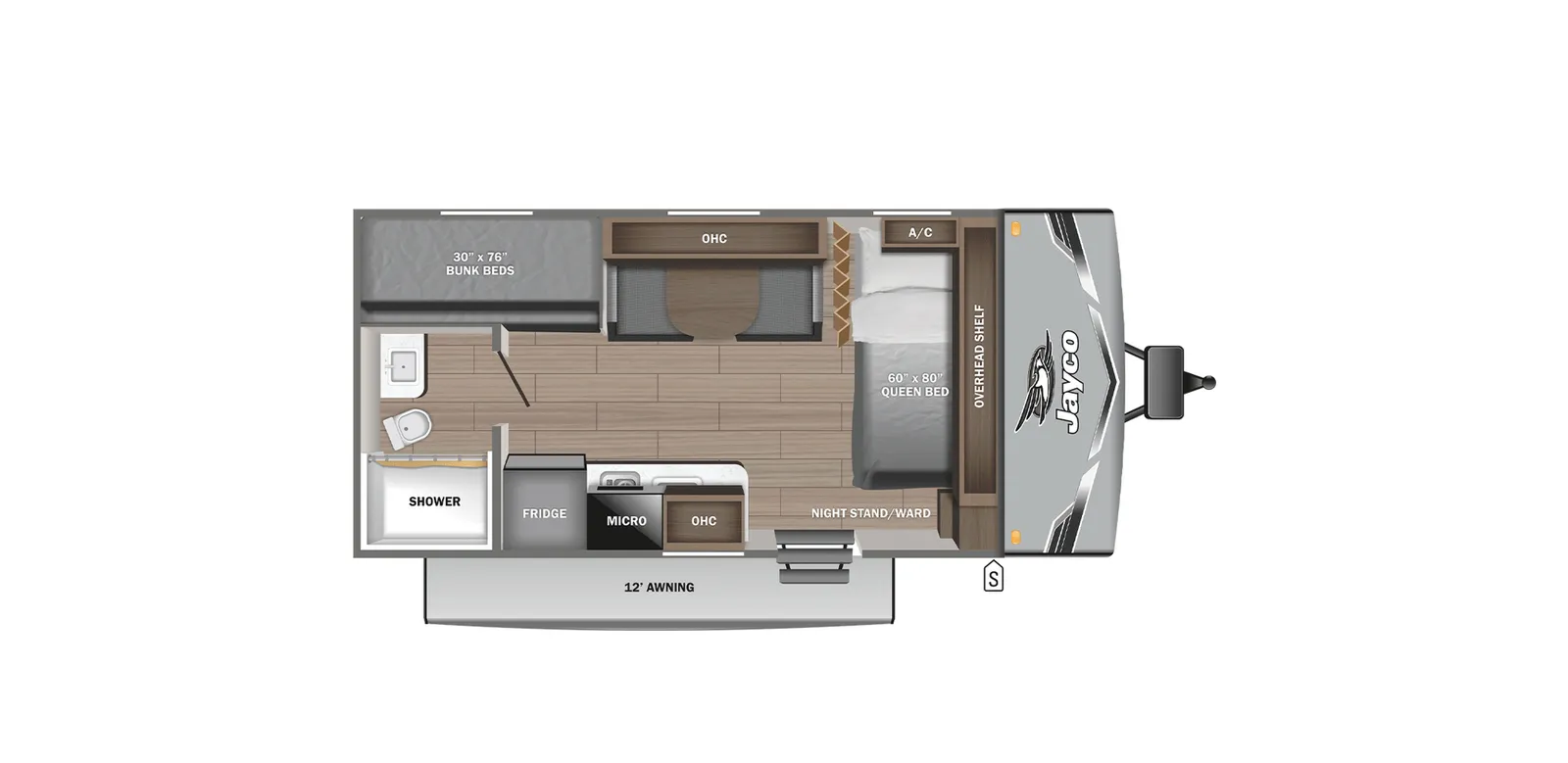 2026 Jayco Jay-Flight SLX 175BHW floorplan
