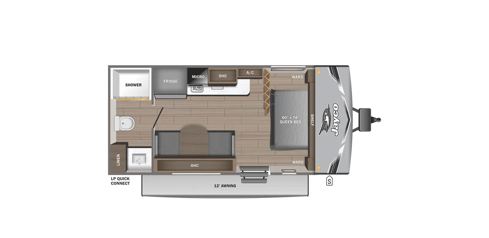 2026 Jayco Jay-Flight SLX 175FQW floorplan