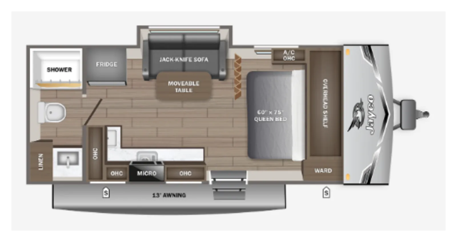 2026 JAYCO JAY FLIGHT SLX 180LK floorplan