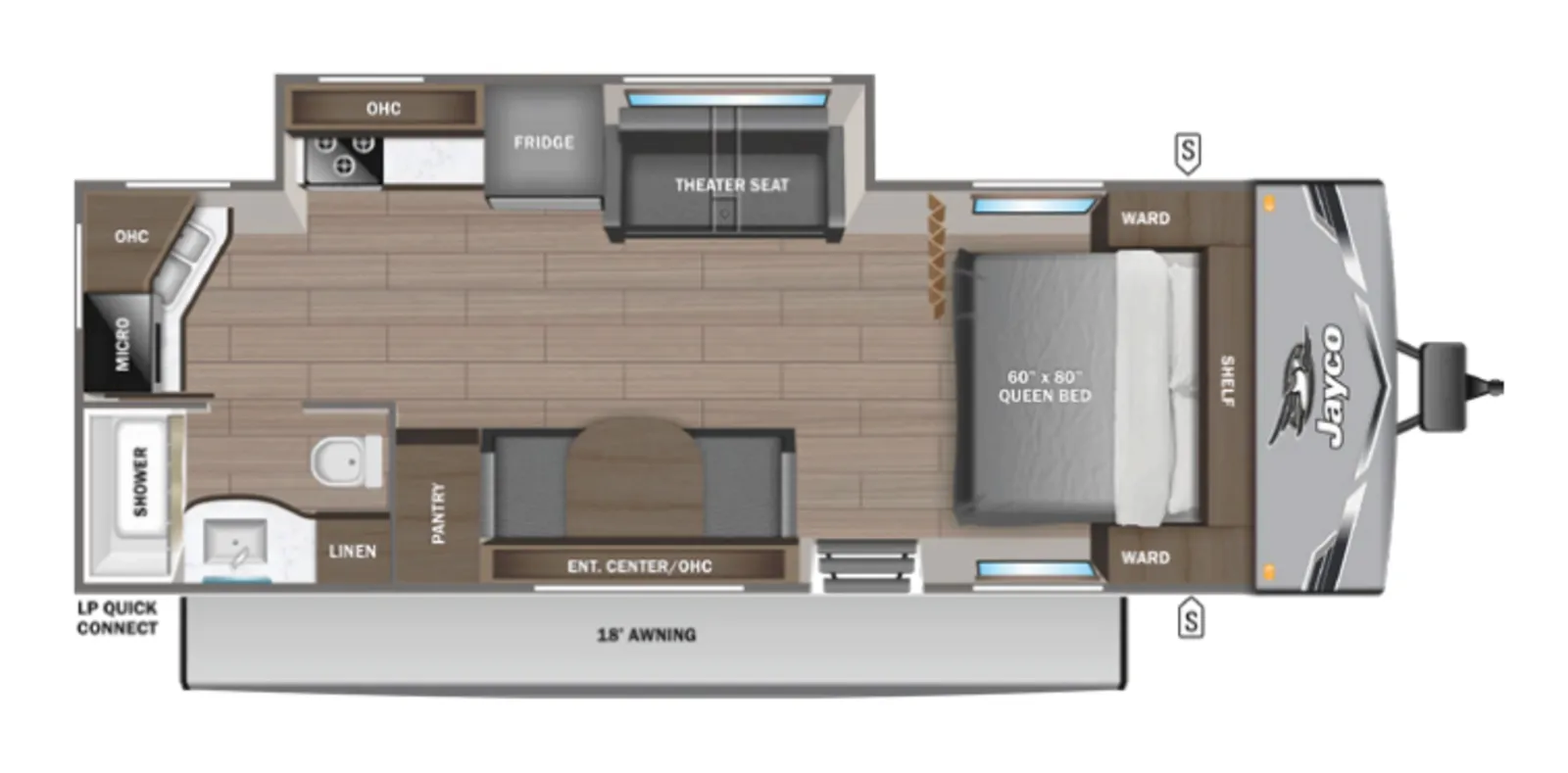 2026 JAYCO JAY FLIGHT SLX 225MLS floorplan