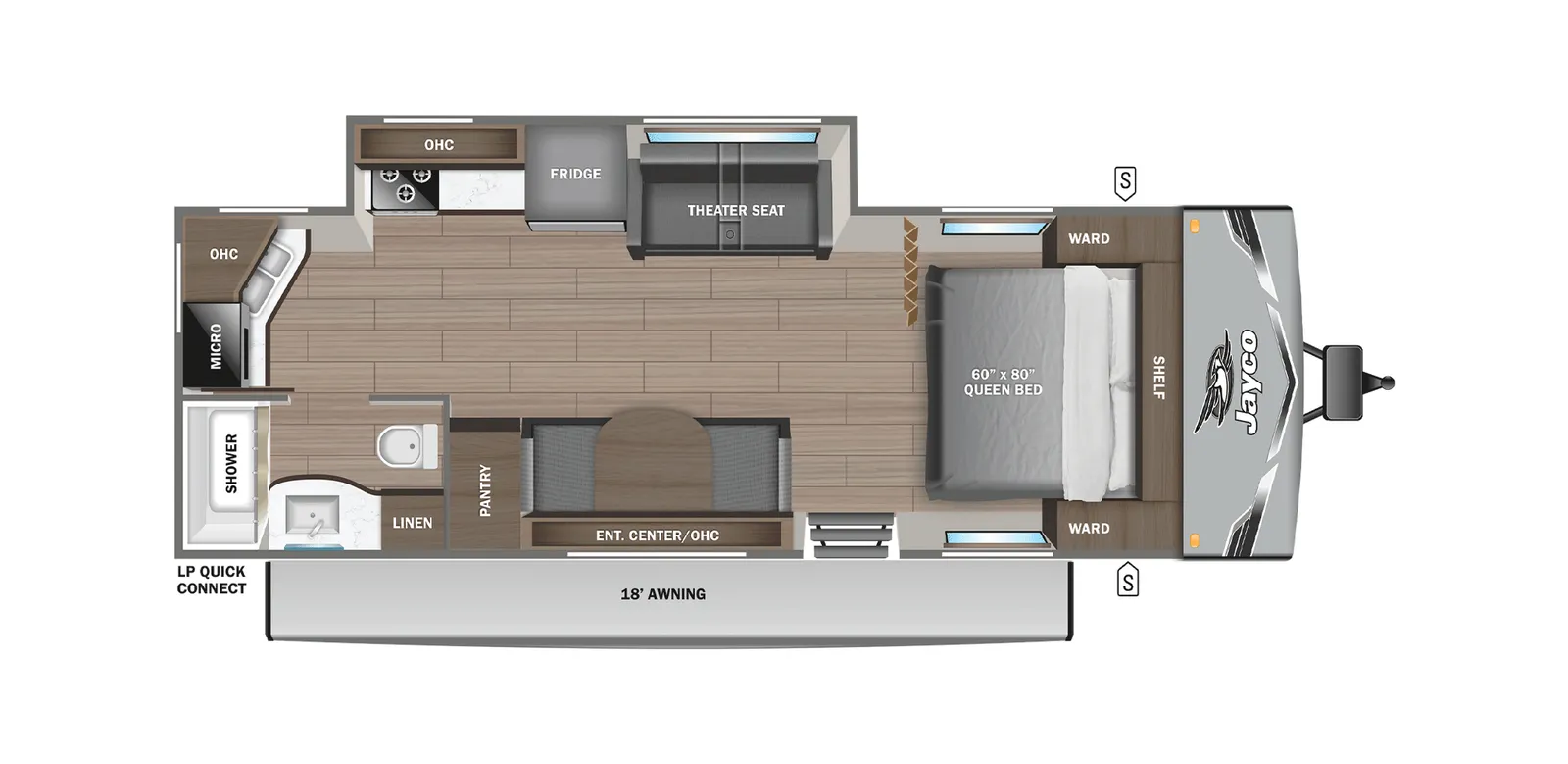 2026 Jayco Jay-Flight SLX 225MLSW floorplan