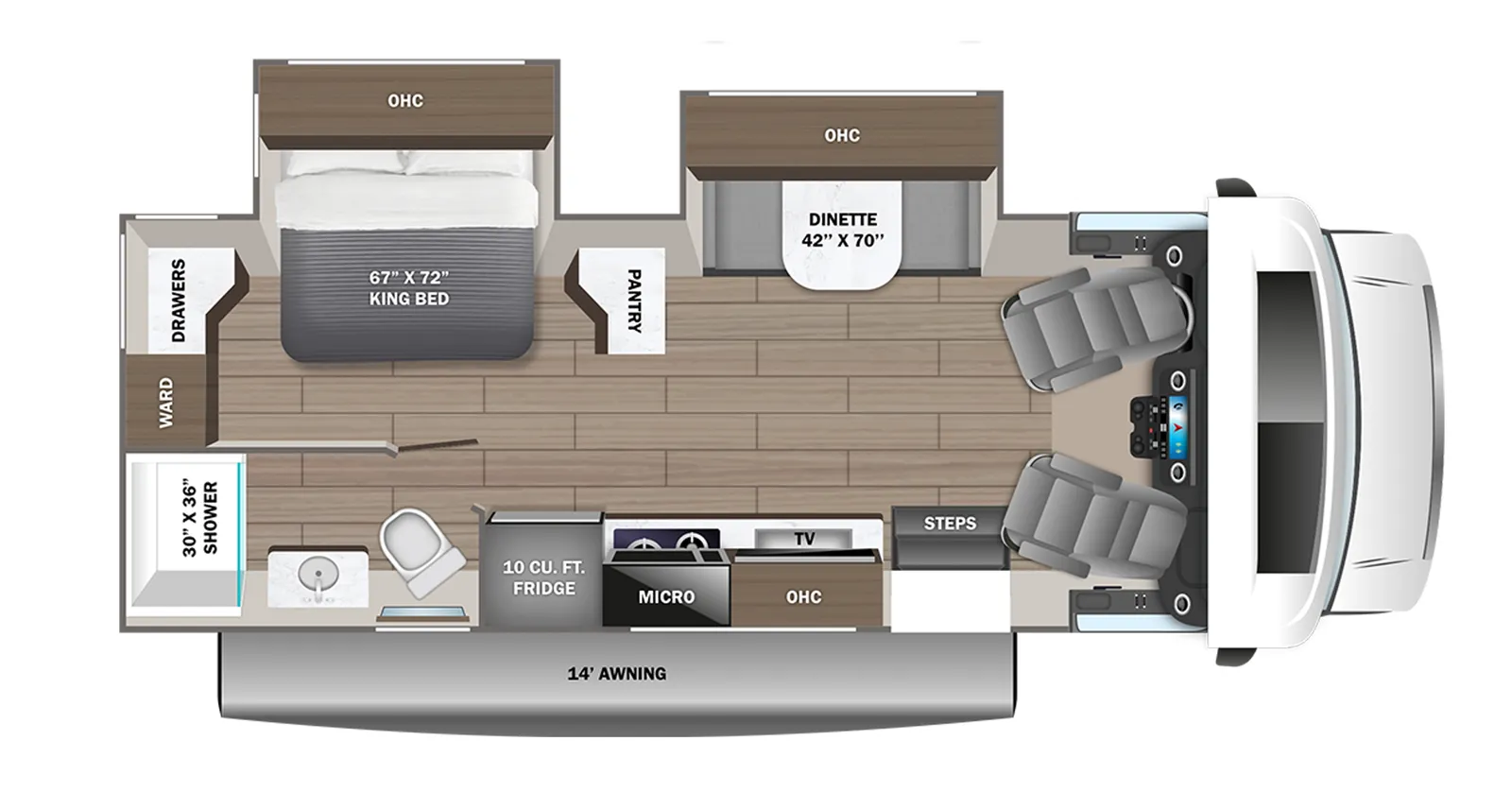 2026 Jayco Melbourne Prestige 25LP floorplan