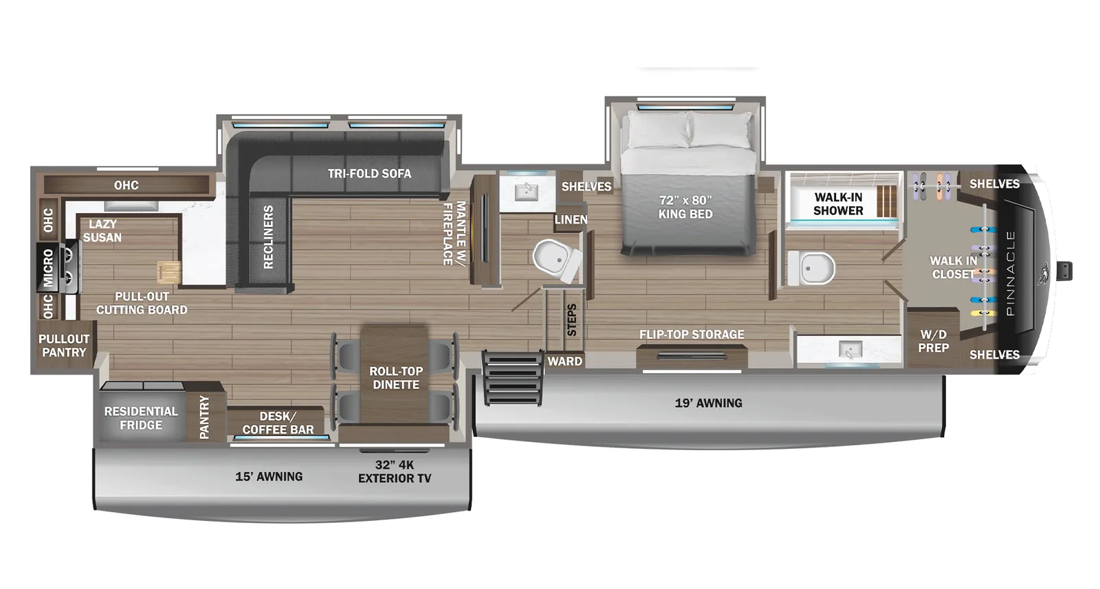 2026 Jayco PINNACLE 38FBRK floorplan