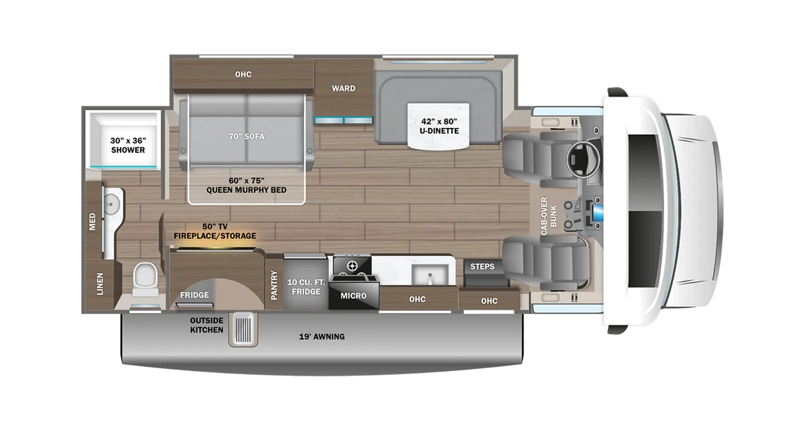 2026 Jayco Redhawk 26M floorplan