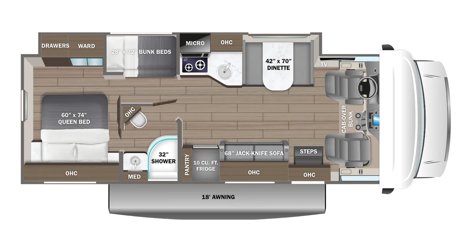 2026 Jayco Redhawk SE 31FF floorplan