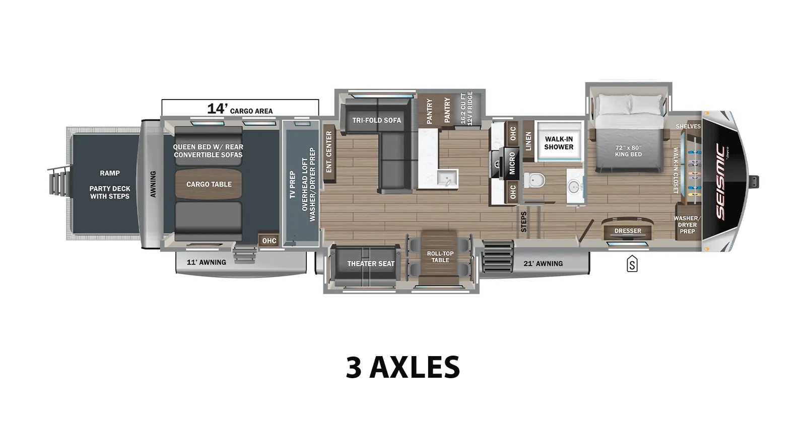 2026 Jayco Seismic 395 floorplan
