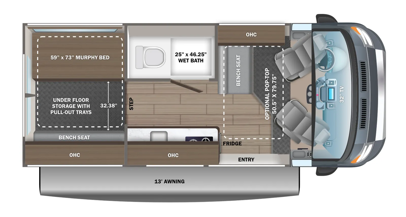 2026 Jayco Swift 20E floorplan