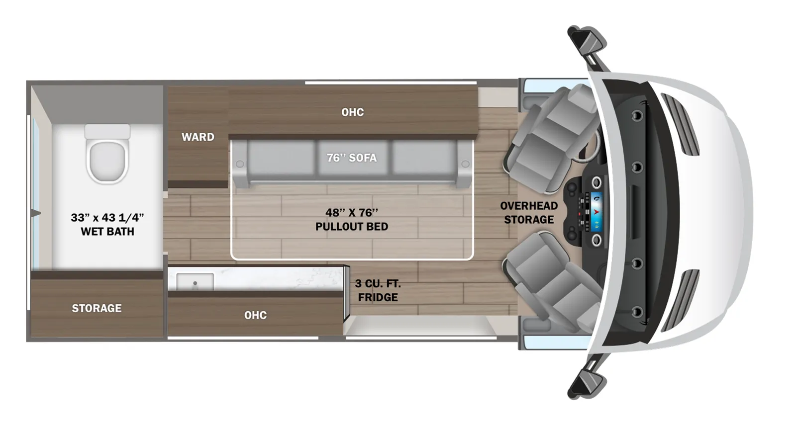 2026 Jayco Terrain 19A floorplan