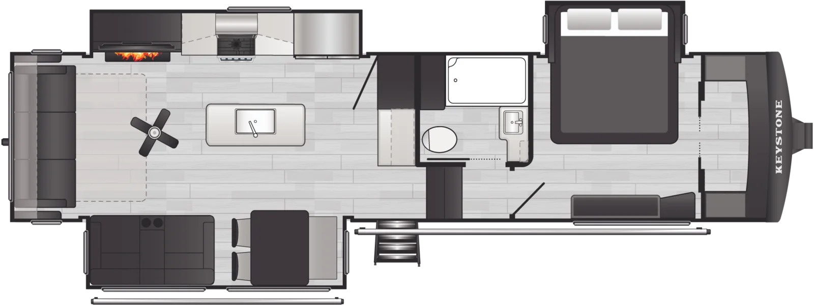 2027 Keystone RV ARCADIA 3260RL floorplan
