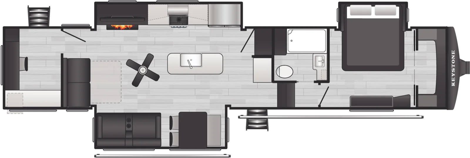 2026 Keystone RV ARCADIA 3790RO floorplan