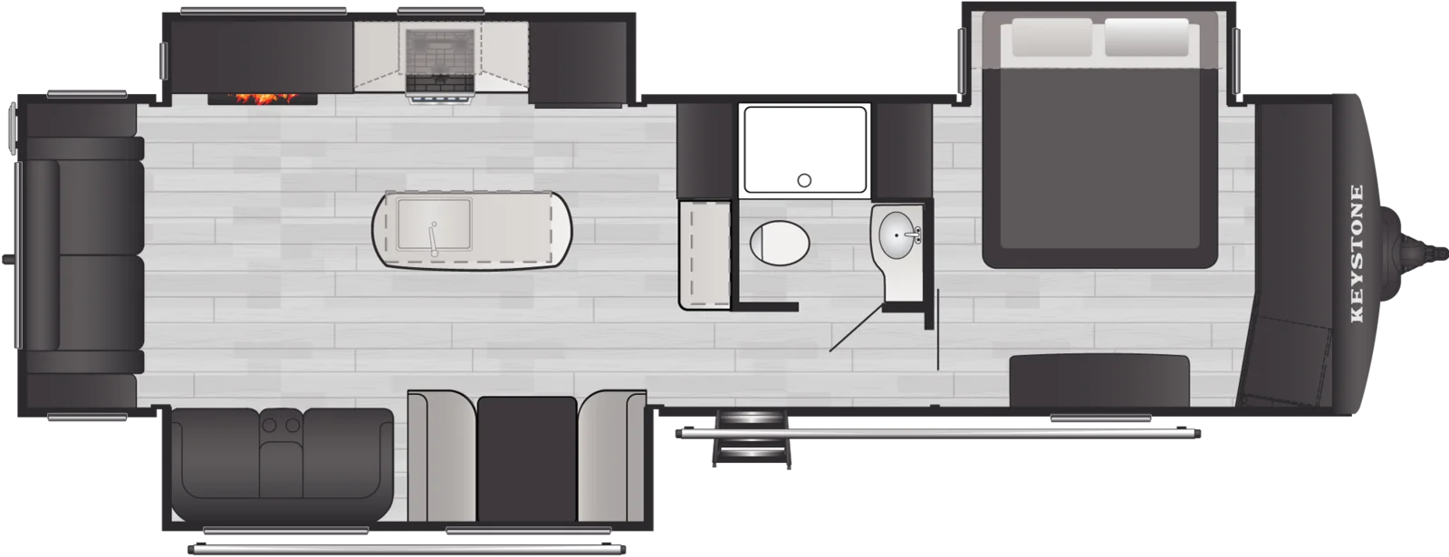 2026 Keystone Outback 328RL floorplan