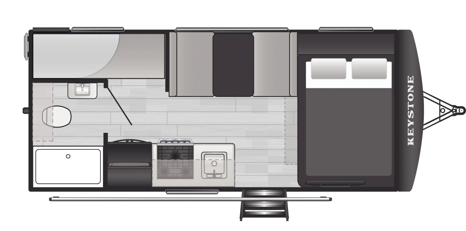 2026 Keystone Outback 17BH OBX floorplan