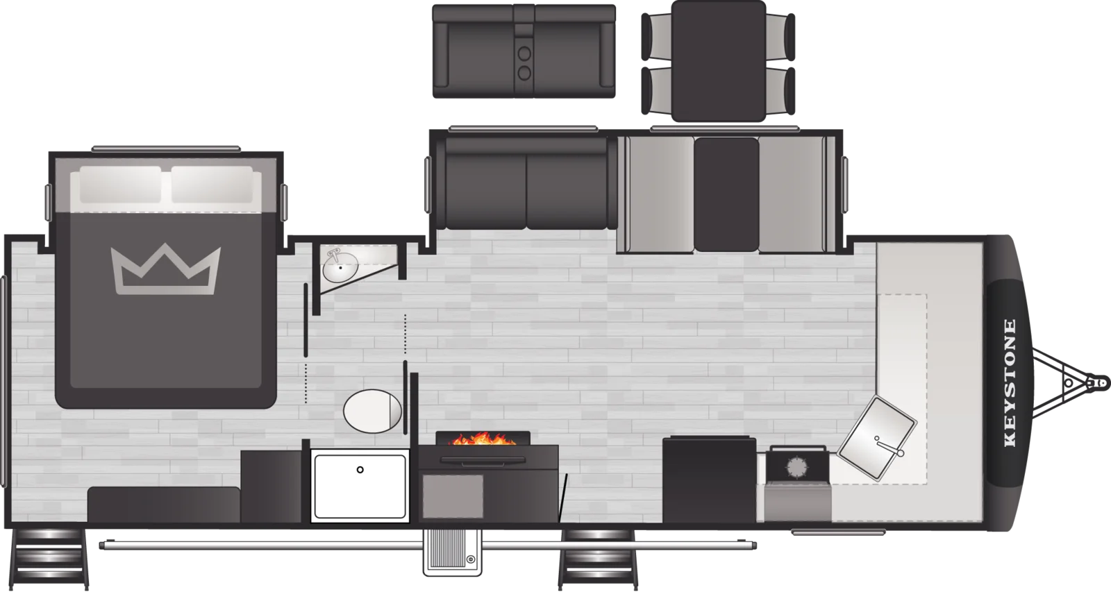 2026 Keystone Passport 2080MK floorplan