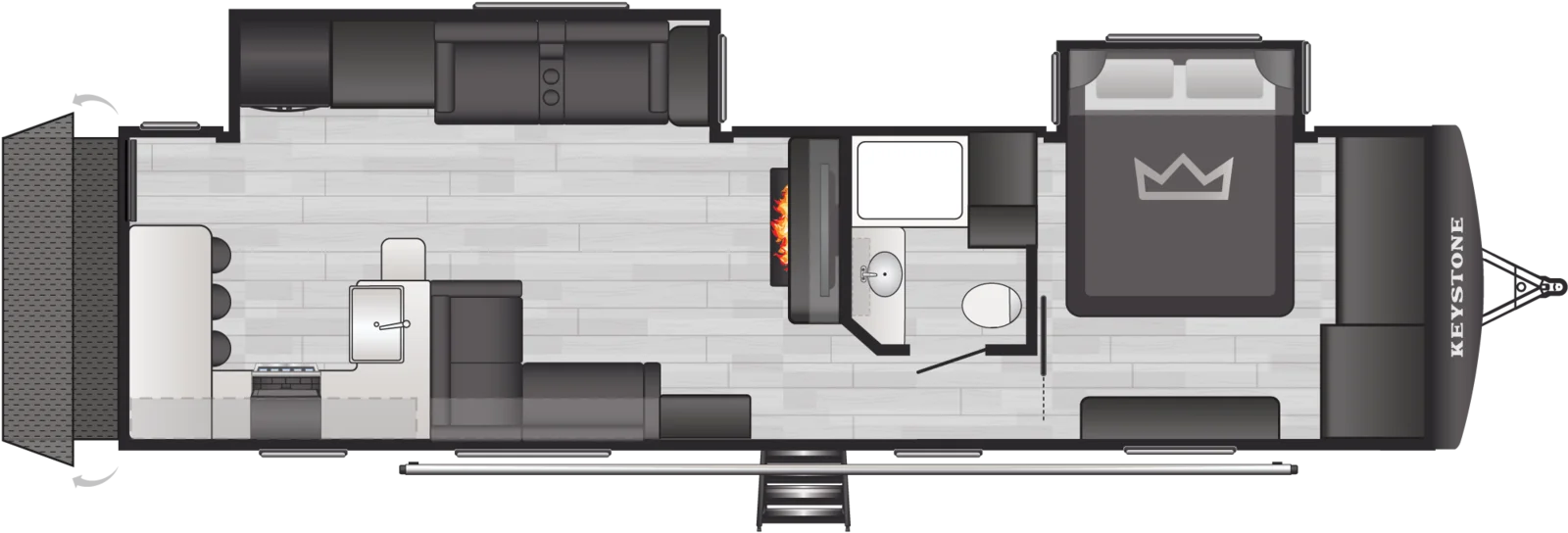2026 Keystone RV PASSPORT 3360BK floorplan