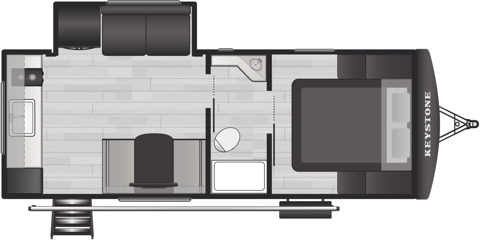 2026 Keystone RV PASSPORT 210RKC floorplan