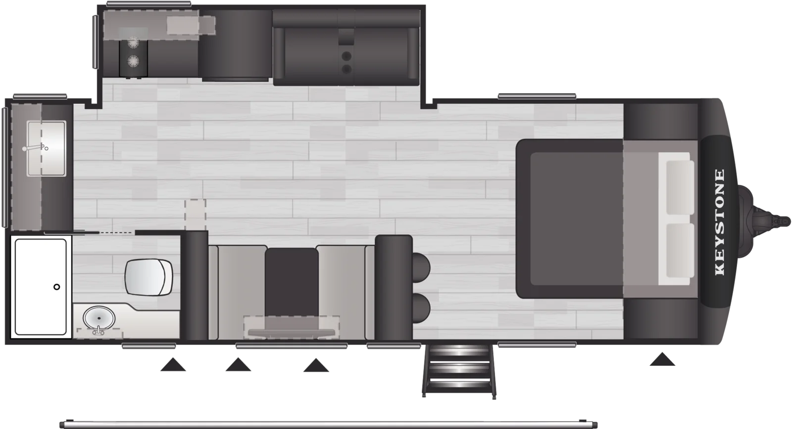2026 Keystone RV Walkabout 22MAX floorplan