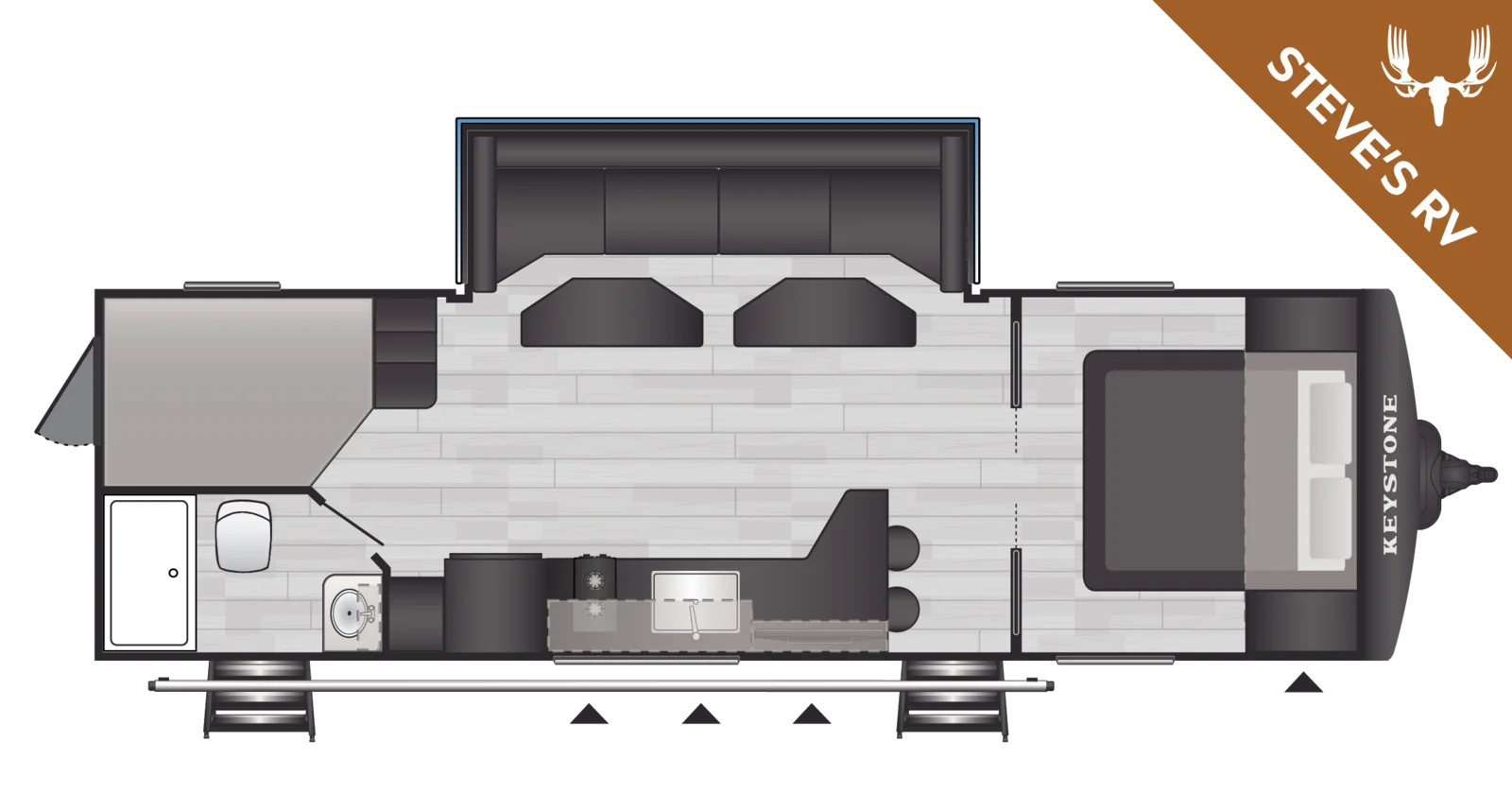 2026 Keystone RV Walkabout 26MAX TITANIUM floorplan