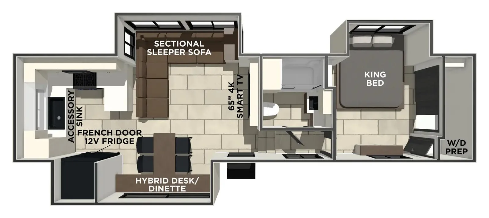 2026 PRIME TIME CRUSADER KING33 floorplan