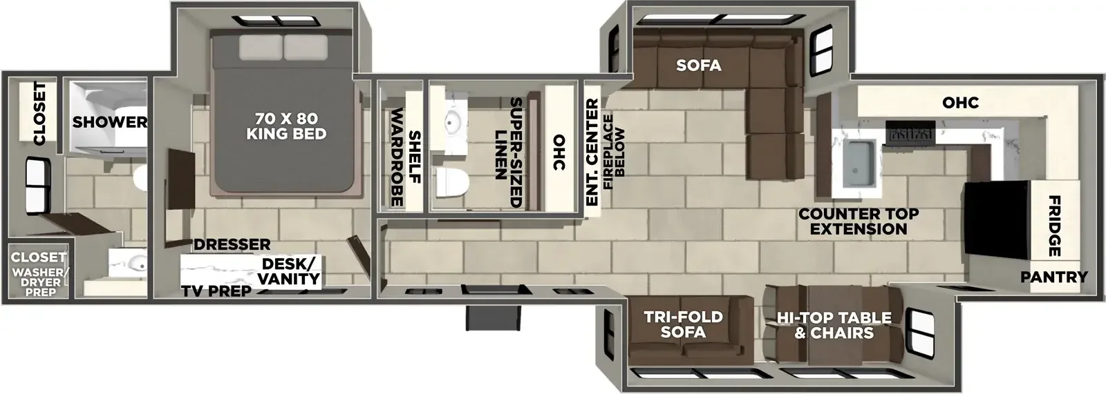 2027 Prime Time LACROSSE 39FK floorplan