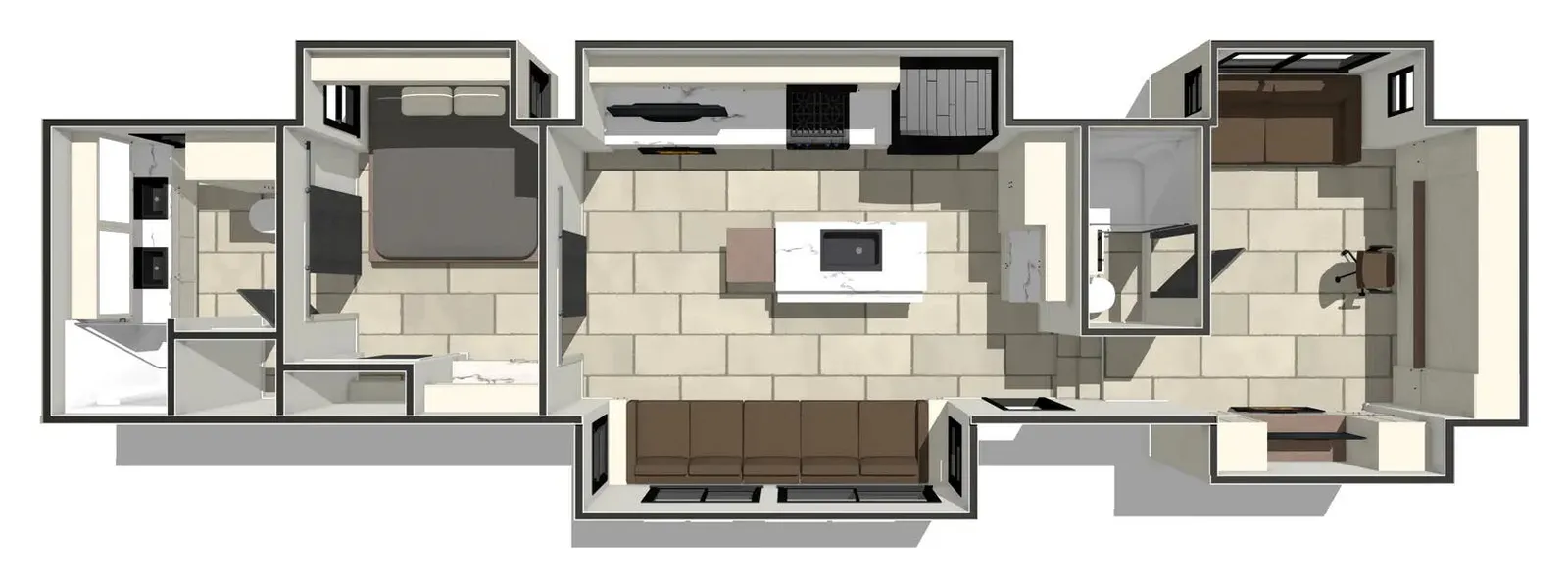2026 Prime Time SANIBEL 39HYBRID floorplan