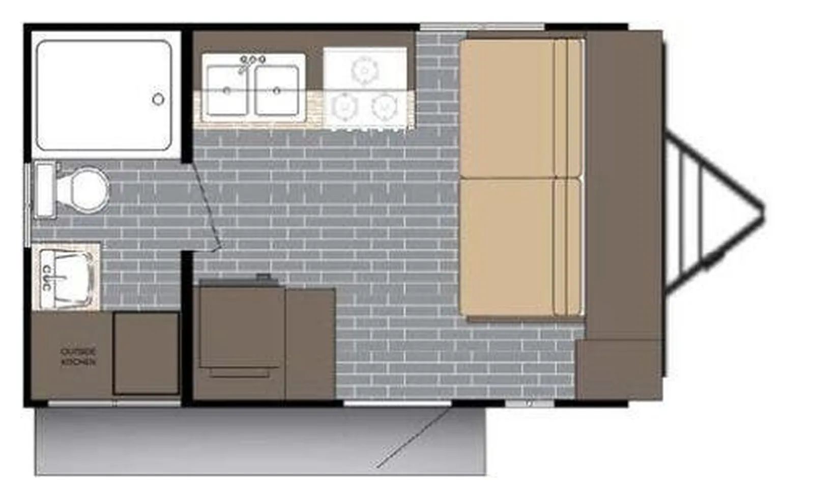 2026 Sunset Park RV SUNLITE 14RB floorplan