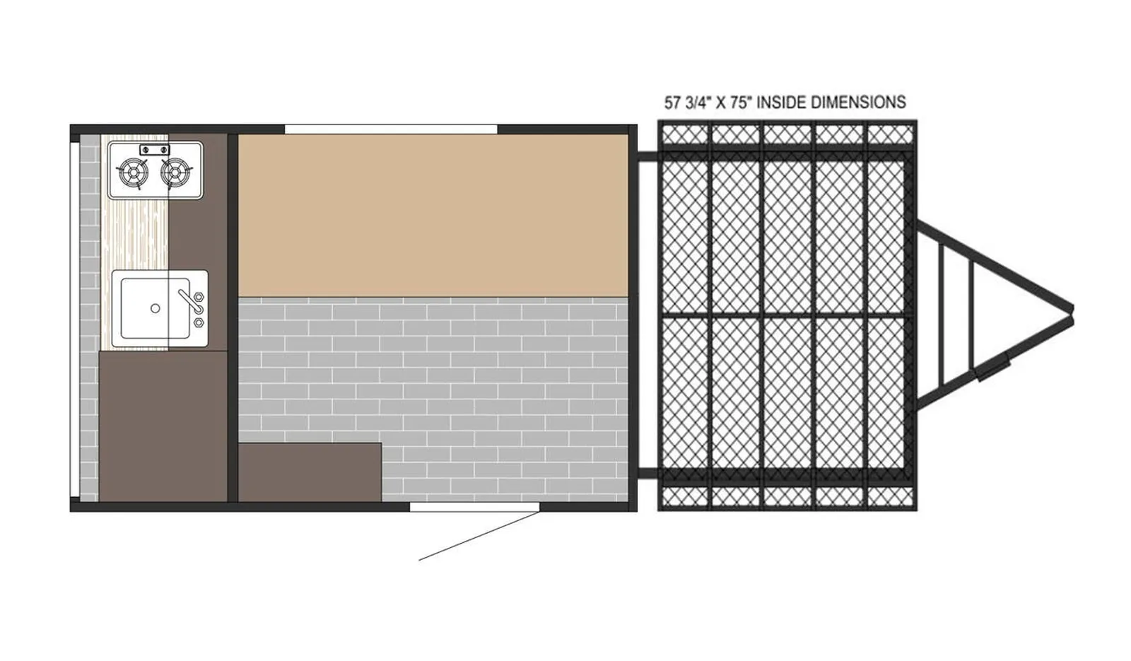 2026 Sunset Park RV SUNRAY 109E floorplan