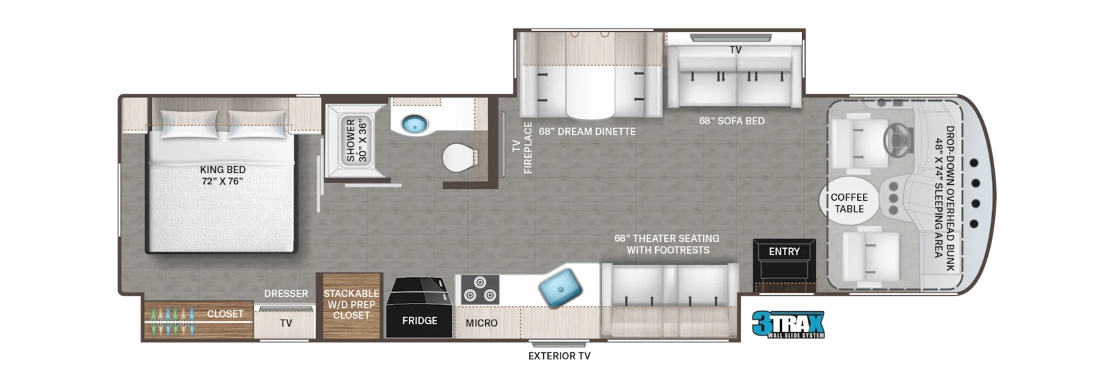 2026 THOR LUMINATE CC35 floorplan