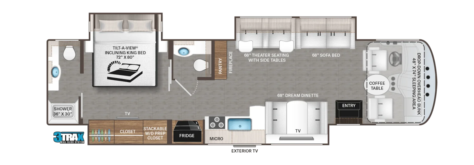 2026 Thor Motor Coach LUMINATE HH36 floorplan