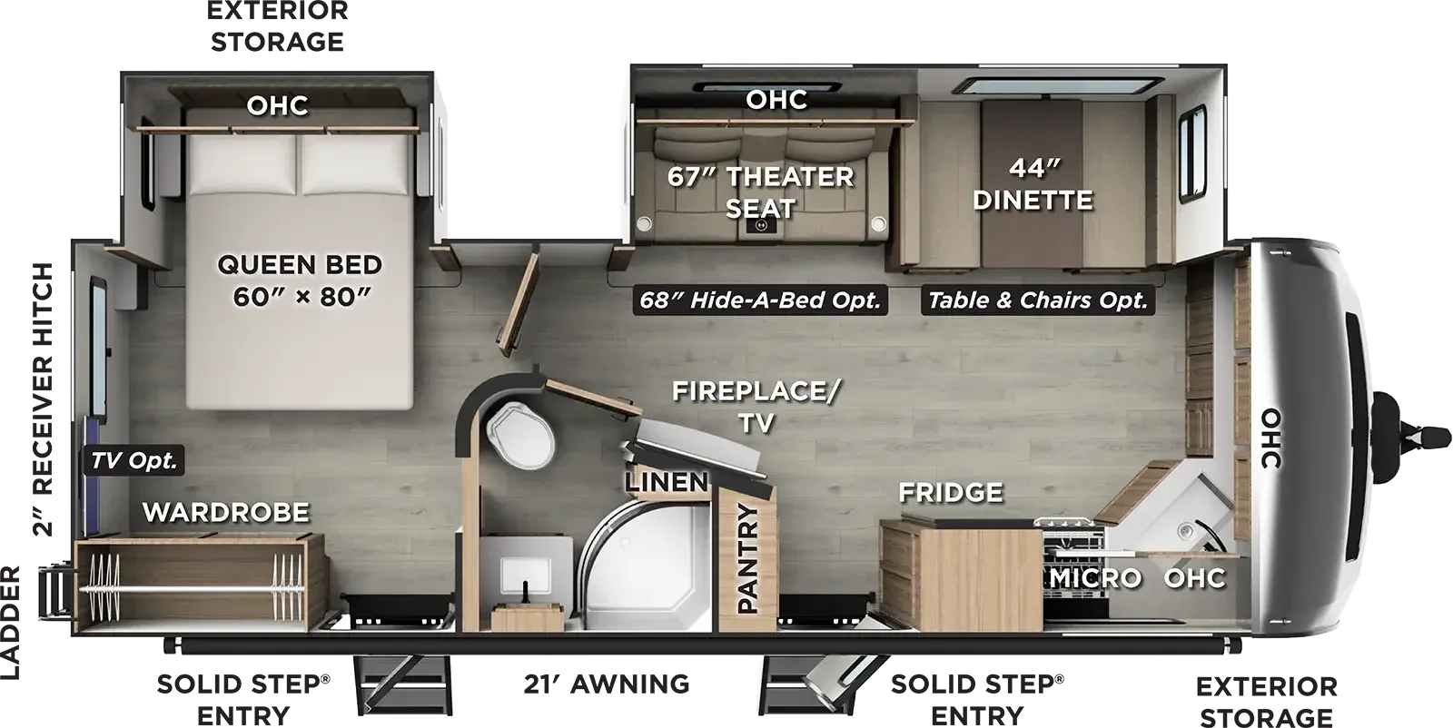 2027 Forest River Flagstaff Super Lite  26FKBS floorplan